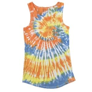 Vibrant Hand Dyed Psychedelic Tank Top